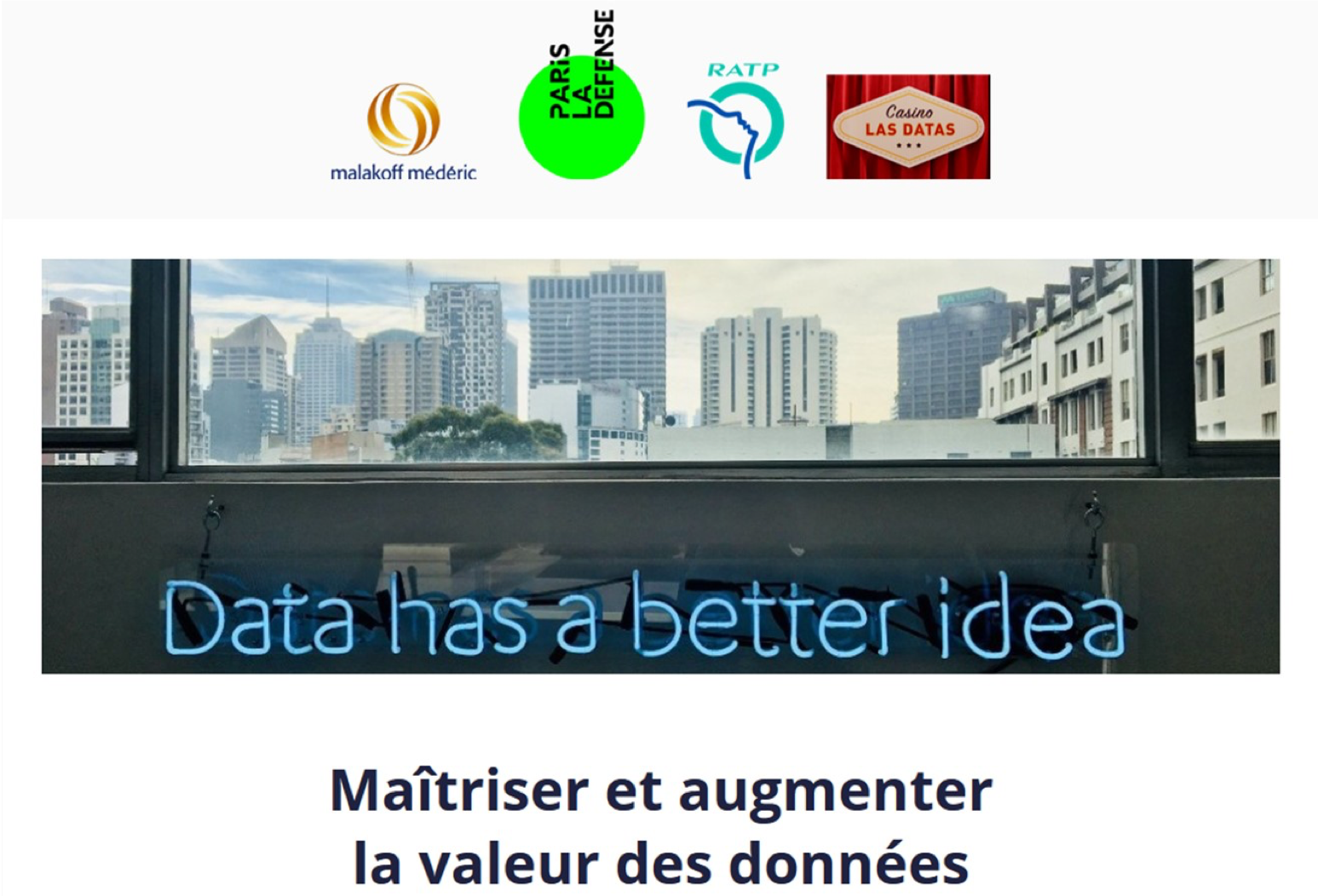 #GoldenData La voie pour augmenter la valeur des données #GoldenData La voie pour augmenter la valeur des données